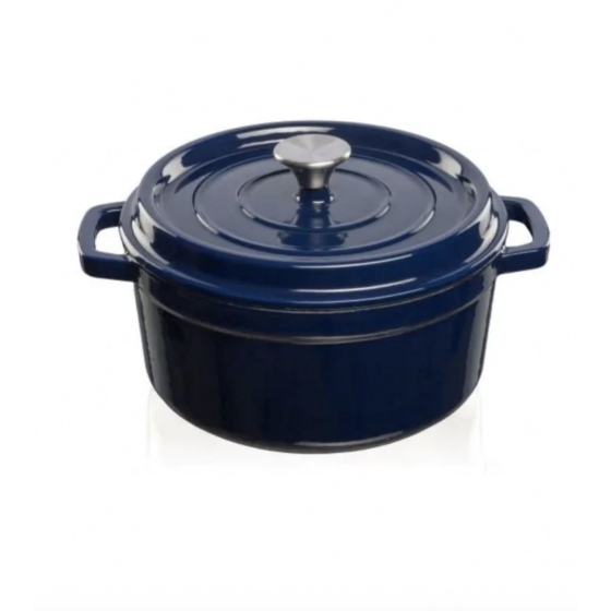 Niebieski garnek Grand Feu, 4,7 l